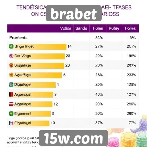 Estatísticas de jogos populares no Brabet revelam tendências